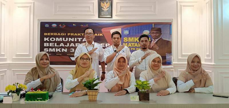 Komunitas Belajar 'CAKEP' SMKN 3 Mataram Gelar Berbagi Praktik Baik Penyusunan Perangkat Soal Asesmen