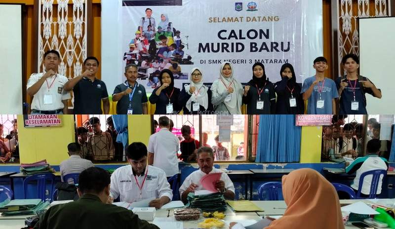 100 Calon Murid Baru Diterima Melalui Jalur Afirmasi di SMK Negeri 3 Mataram Tahun Pelajaran 2025/2026