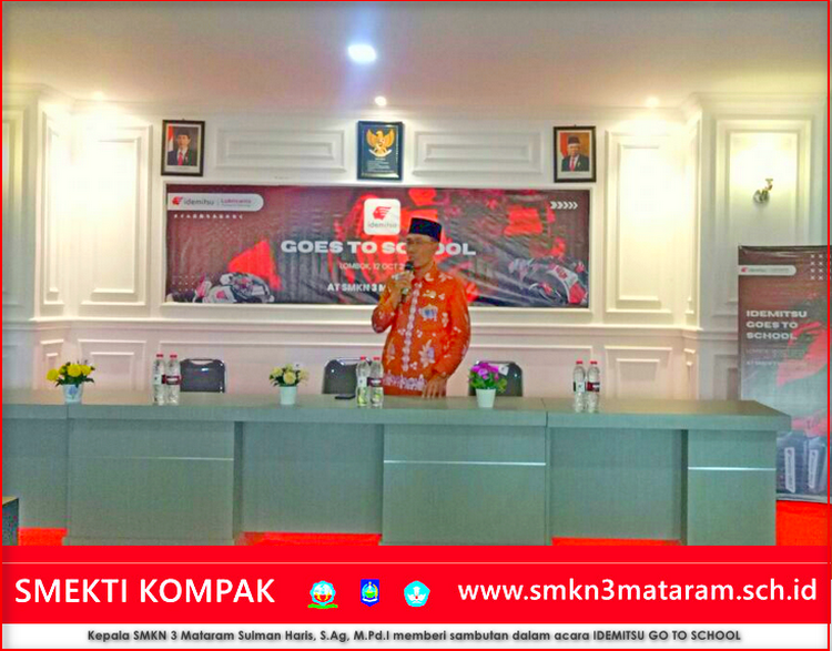 IDEMITSU GOES TO SCHOOL at SMKN 3 MATARAM