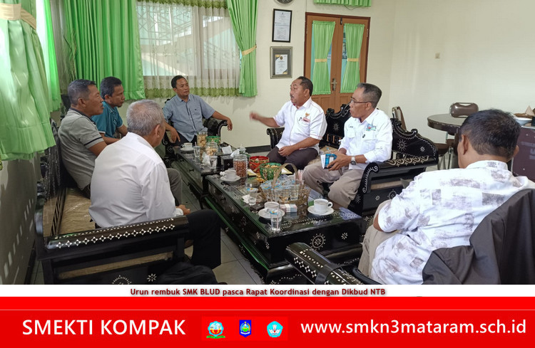 11 SMK Urun Rembuk Pasca Rapat Koordinasi SMK BLUD Provinsi NTB